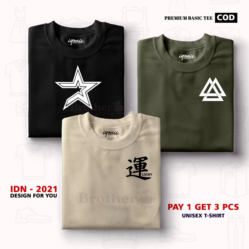 BUY 1 OR 3 PCS ( PROMO COD ) BROTHER STORE / Kaos Distro100% Catoon Combed 30s / ArticelSLS