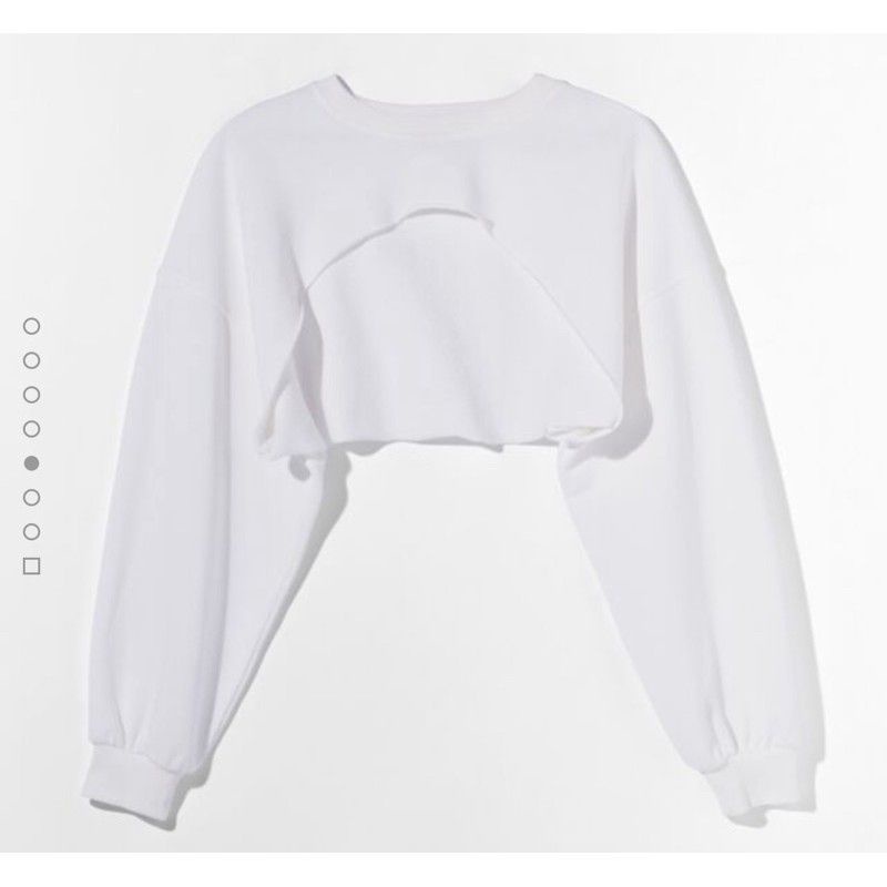 Jaket Sweater Crope Se Dada Fleece Wanita L-XXL