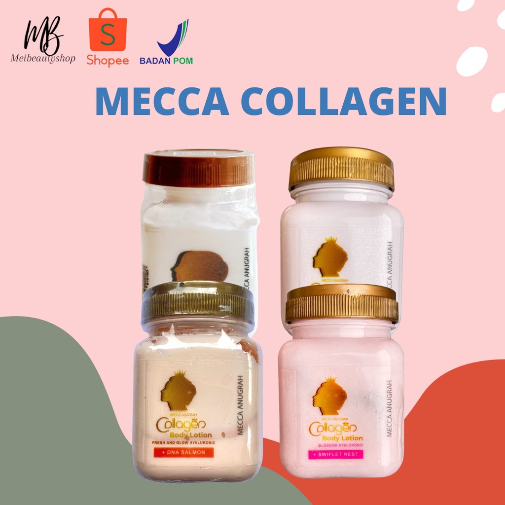 Mecca Anugrah Collagen Body Lotion by SYB Original 100% (Bitcol) | Pemutih Tubuh | Pelembab | BPOM