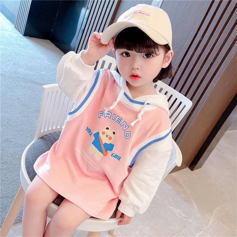 HappyOliver PASSWORD DRESS FRIENDS 2IN1 Dress Sweater 1 - 7 Tahun Baju Anak BerKualitas