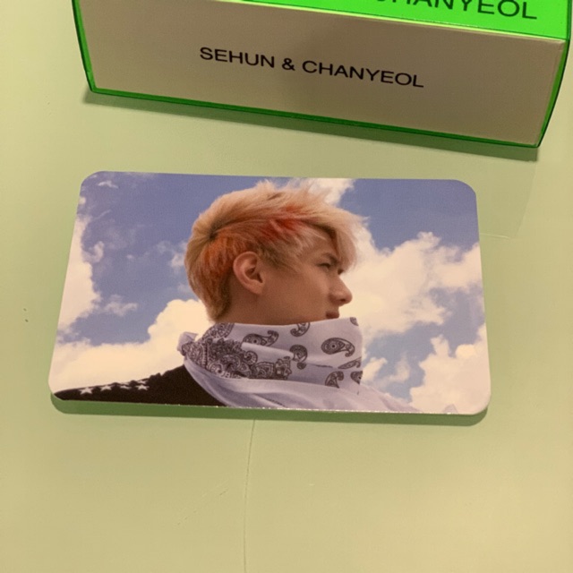 EXO - SC What A Life Album Kihno Ver Green Sehun Photocard PC Only