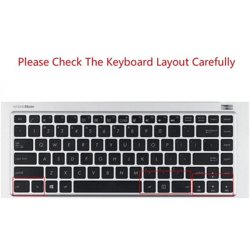 Pelindung Cover Keyboard Laptop Silikon Ultra Tipis Lembut Untuk 14inch Asus X441B X441M R417 R417NA3450 A480UA K456/A480U E402BP R417N R416 X451C X451 X453 K455 W419L A456U A442U