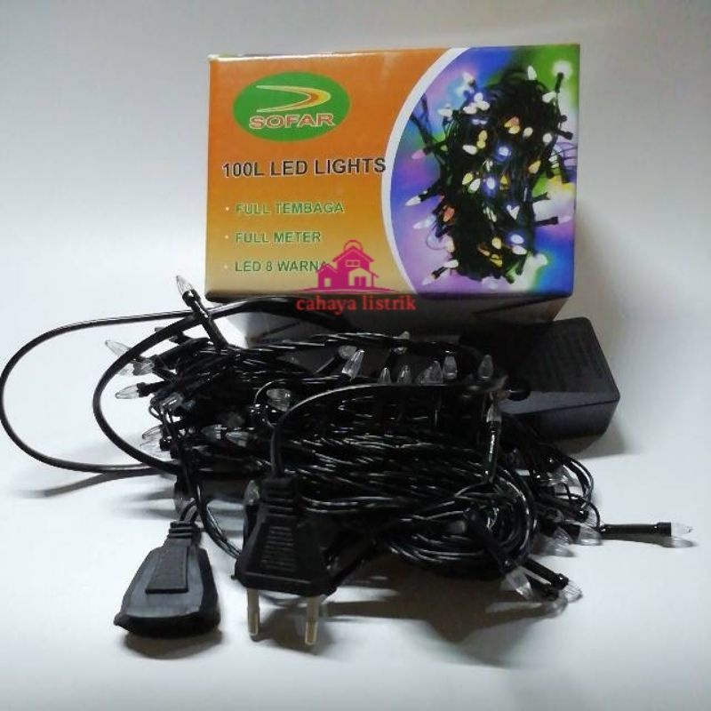 LAMPU TUMBLR / LAMPU NATAL LED / TUMBLR LIGHT / TUMBLR LED 8WARNA LANCIP / ROKET / KABEL HITAM