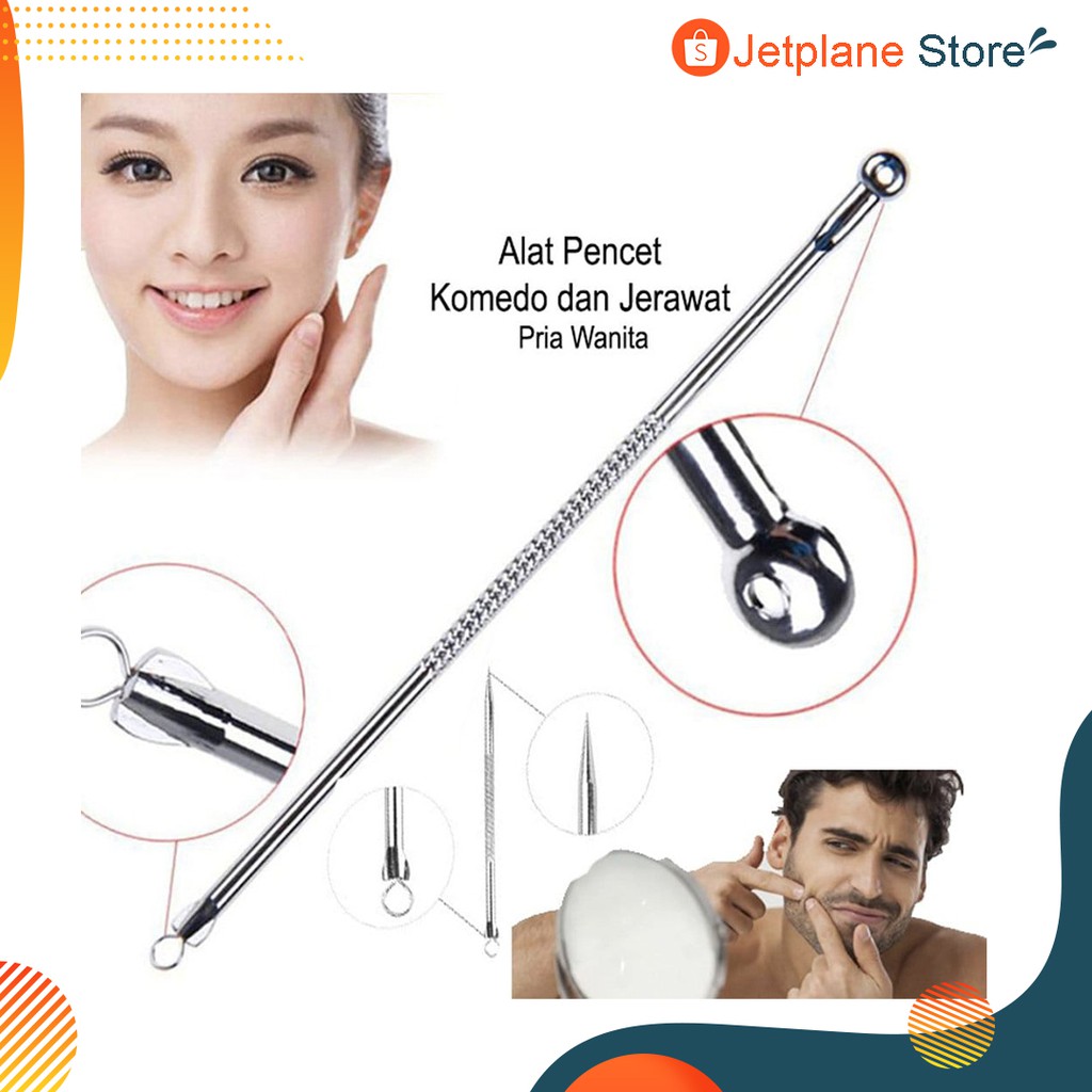 Alat Pembersih Komedo Jerawat Set Acne Blackhead Remover