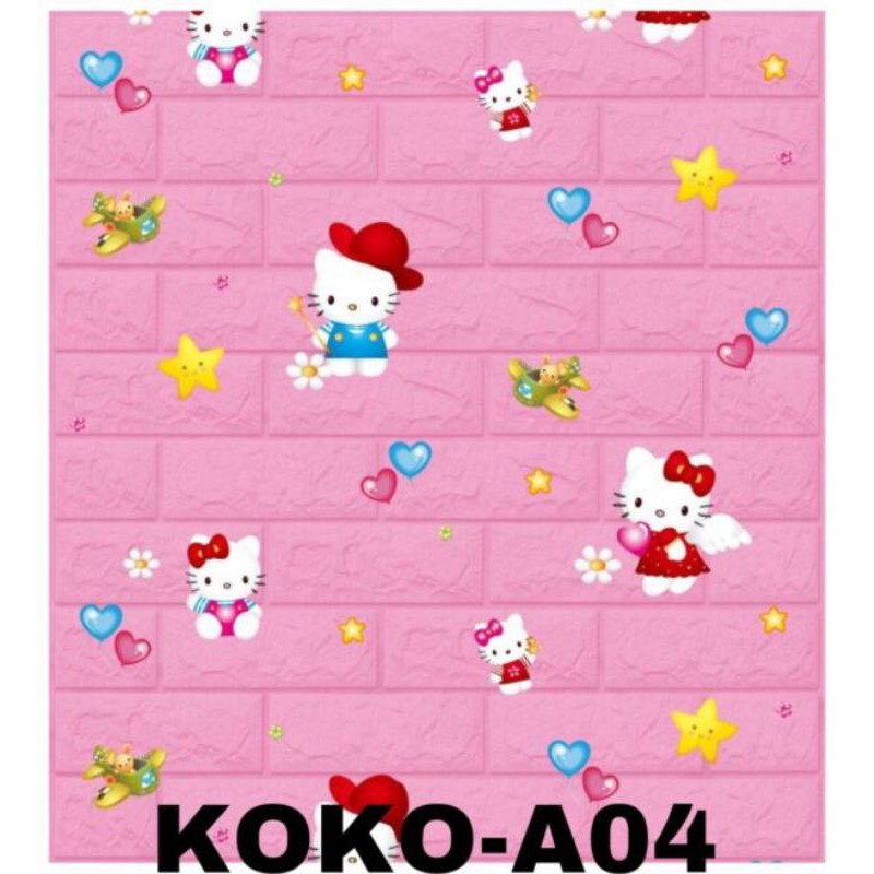 wall foam hello kity