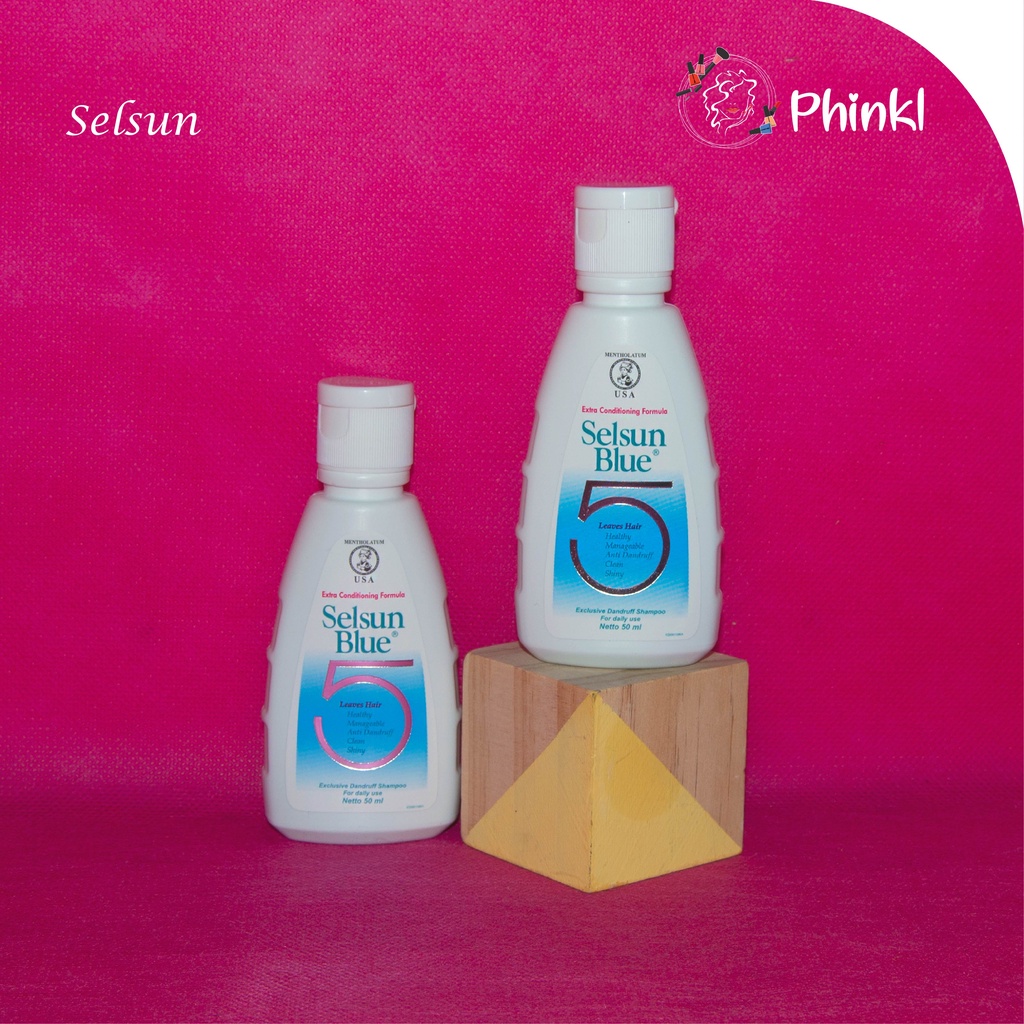 `ღ´ PHINKL `ღ´ Shampoo selsun blue  five mengcegah rontok dan ketombe ampuh shampo