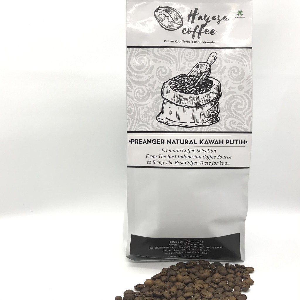 

Kopi Hayasa Preanger Natural Kawah Putih Specialty Arabica - 1 Kg