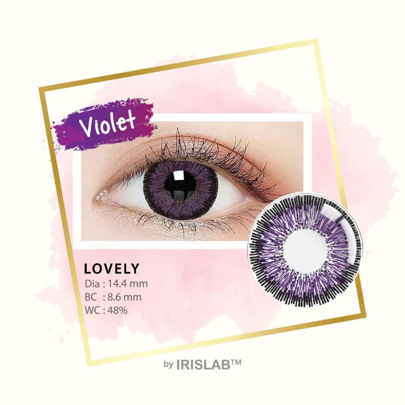 Softlens Warna Minus dan normal Living Color Lovely