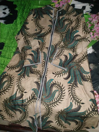 Tunik Batik Traditional Butik Zipper Depan -atasan Batik - Batik Modern
