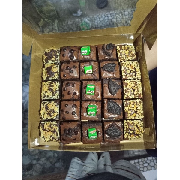 

brownies sekat ukuran 20x20