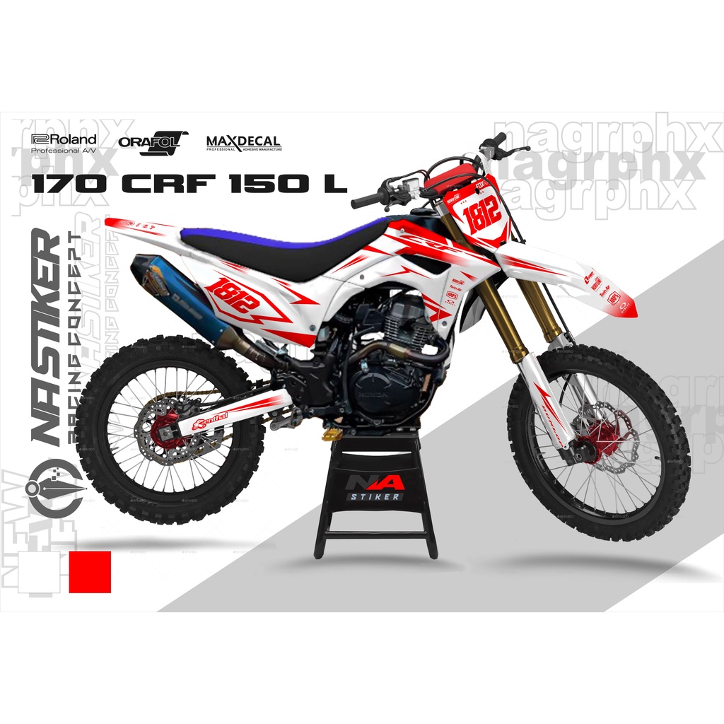 DECAL CRF HOLOGRAM - DECAL CRF FULLBODY HOLOGRAM CRF-170