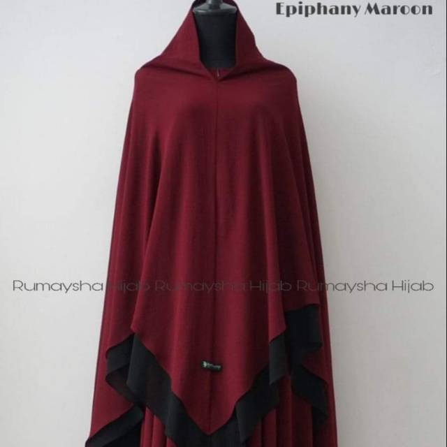 Ceruty Marun by Rumaysha hijab