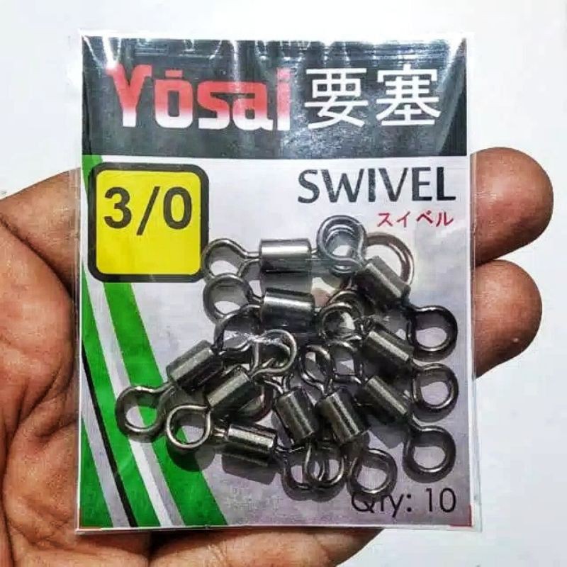 Swivel Rolling Kili-kili Anting Kuat Kail Pancing