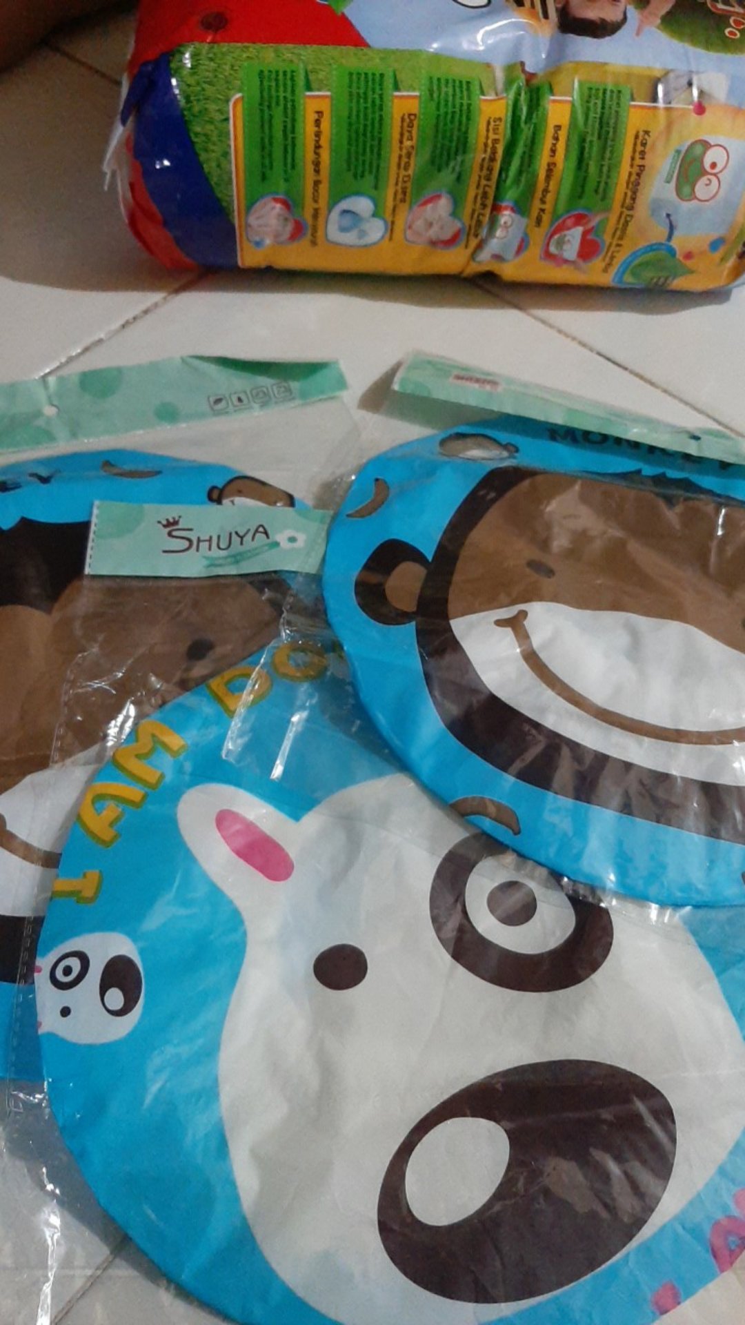 Shower Cap Karakter Topi Keramas Karakter Pelindung Rambut Anti Basah Penutup Lucu Animal