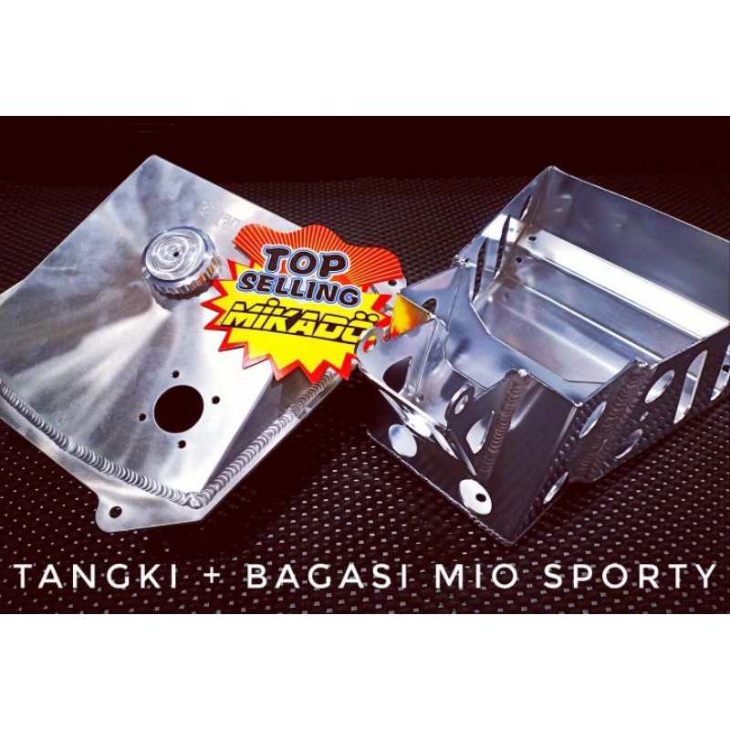 BAGASI ALMU MIO SPORTY MX SMILE BOX ORIGINAL THAILAND BOX ALMUNIUM MX RACING