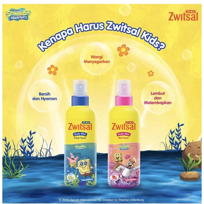 Zwitsal Body Mist Fresh Touch / Soft Touch 100ml 100 ml