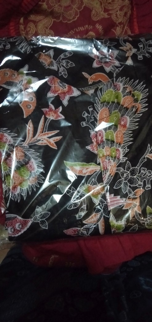 Batik Keluarga - Batik Couple Keluarga Muslim Sogan Family Ayah Ibu Anak Batik Set Family