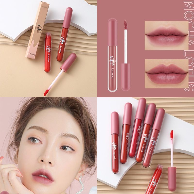 PROMO COD.!! LIP CREAM LAMEILA / LIP GLOSS WARNA CANTIK &amp; RINGAN DI BIBIR