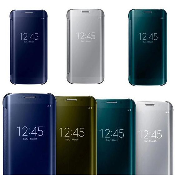 S6 Flat | Mirror Cover Flip Case For Samsung Galaxy S6 Flat 100%