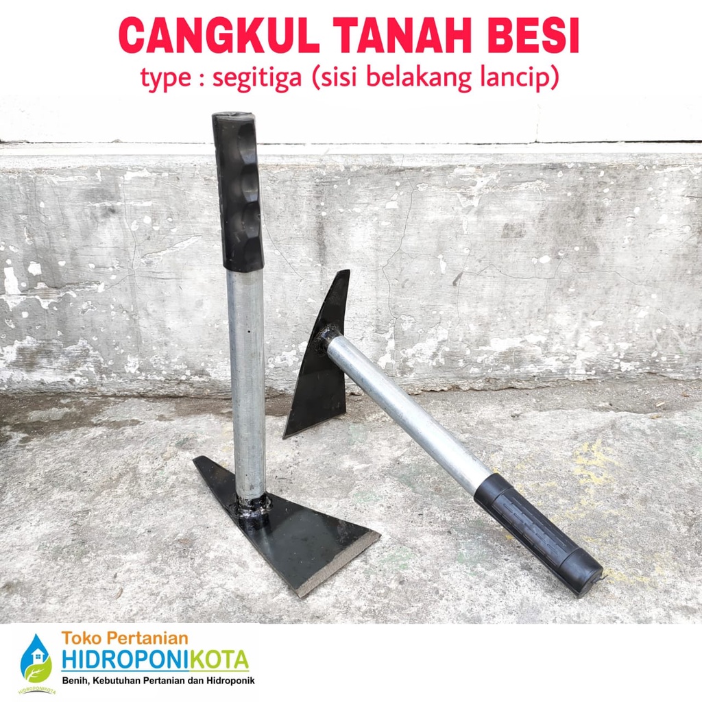 CANGKUL TANAH SEGI 3 - sekop taman - sekop mini