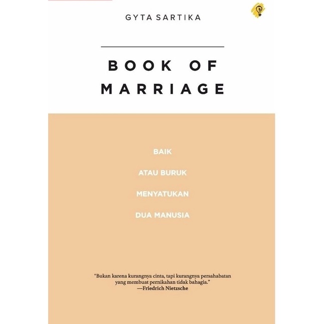 Gramedia Aceh - BOOK OF MARRIAGE