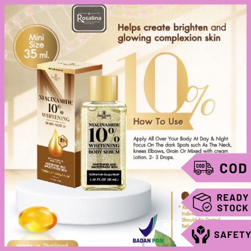 Niacinamide 10% whitening body serum