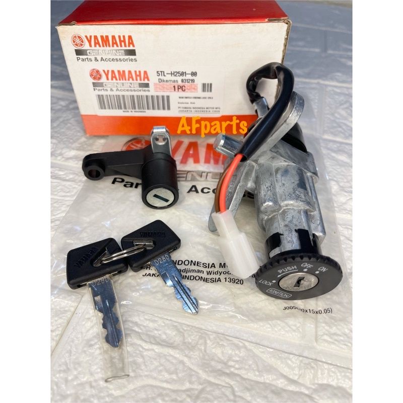 kunci kontak mio sporty kunci kontak set+kunci jok belakang mio sporty /mio smile
