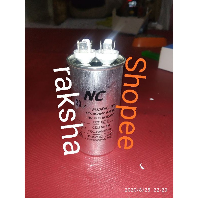 CAPASITOR AC 20UF