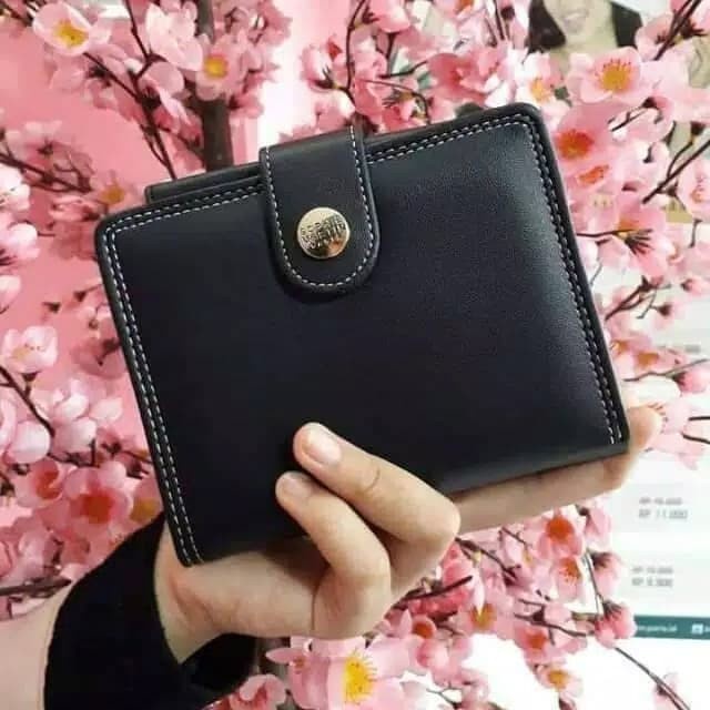 Wallet MONACO SHOPIE KECIL PREMIUM  SOPHIE MARTIN Hitam Dompet Wanita BEST SELLER Korea Berkua