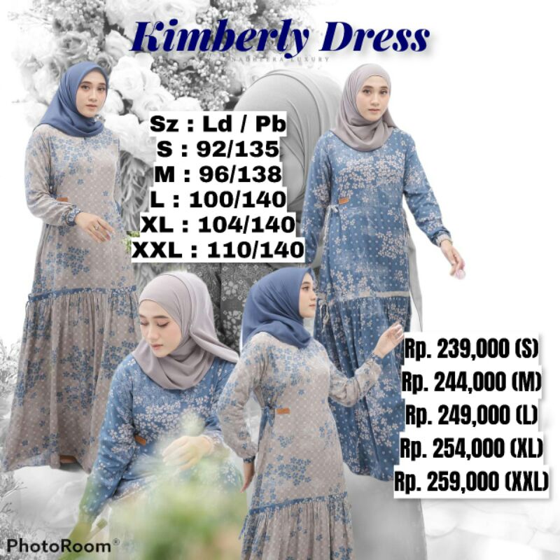 KIMBERLY DRESS by NADHEERA LUXURY || GAMIS SULTAN NADHEERA