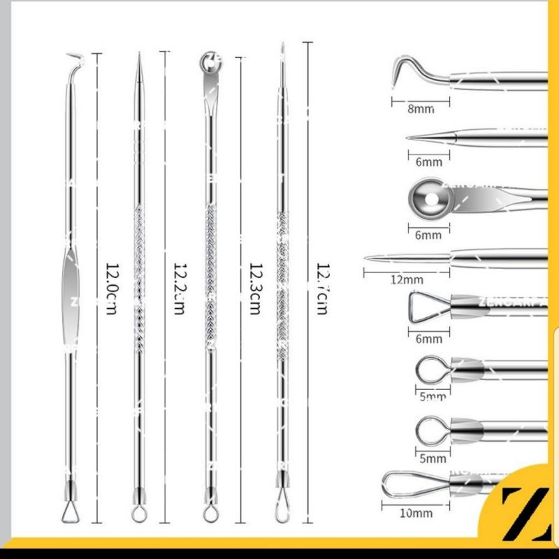 ALAT FACIAL PENCET JERAWAT &amp; KOMEDO 4 IN 1 STAINELSS