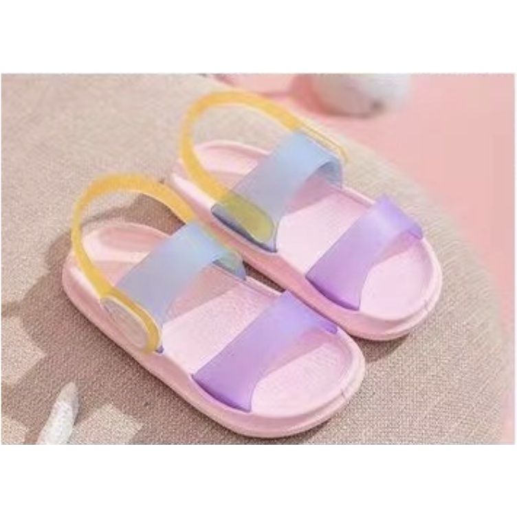 babyfit GLASS GUMMY sandal karet anak perempuan dengan motif polos import cyx-1027r