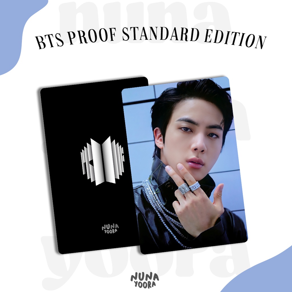 UNOFFICIAL BTS PROOF Standar Edition Photocard - Photocard Bangtan KPOP RM Jin Suga Jhope Jimin V Jungkook album proof photocard