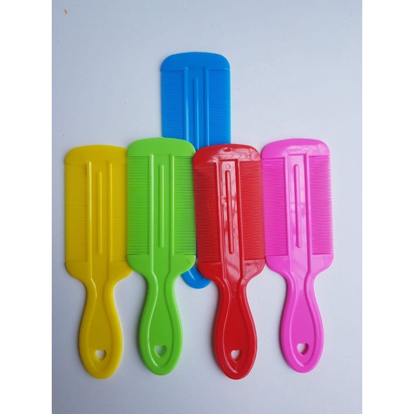 SISIR SERIT PLASTIK GAGANG WARNA (PER PCS)