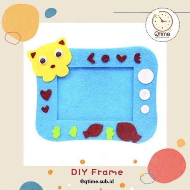 DIY FRAME.diy anak.mentosori anak.kids craft.prakarya anak.prasekolah.diy.kids diy.menempel