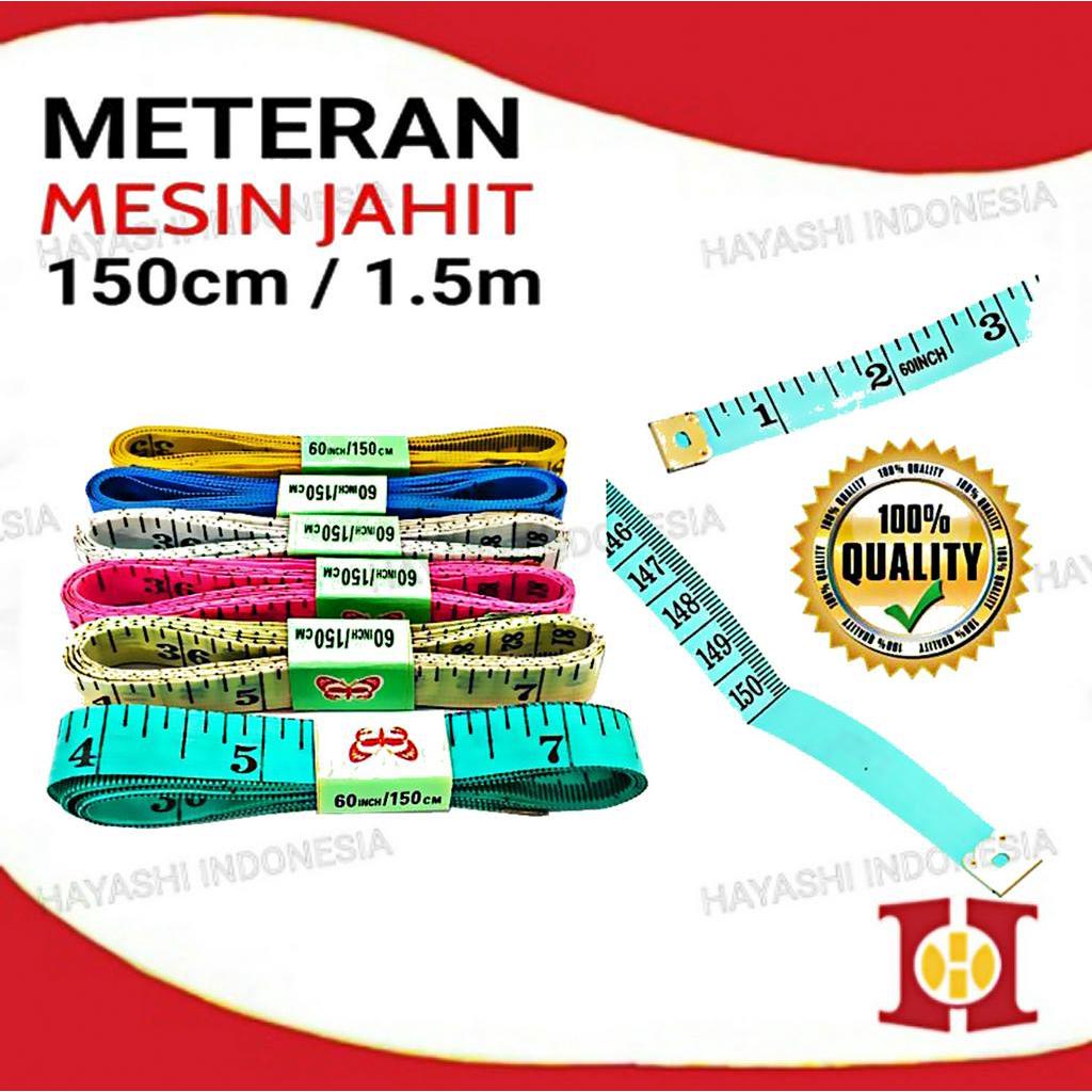 Meteran Kain Baju Badan 150cm Tailor Tape-12 pcs