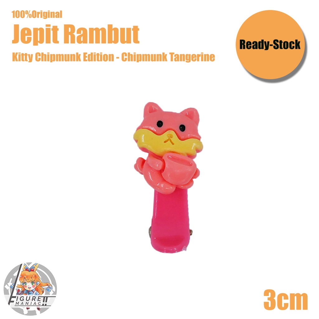 Jepit Rambut - Kitty Chipmunk Edition 3 Cm