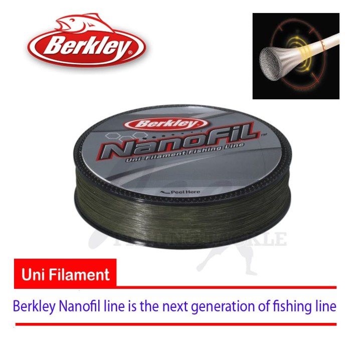 Berkley Nanofil 150YD LV.Grn NF150 - Warna Hijau Gelap 150 Senar PE