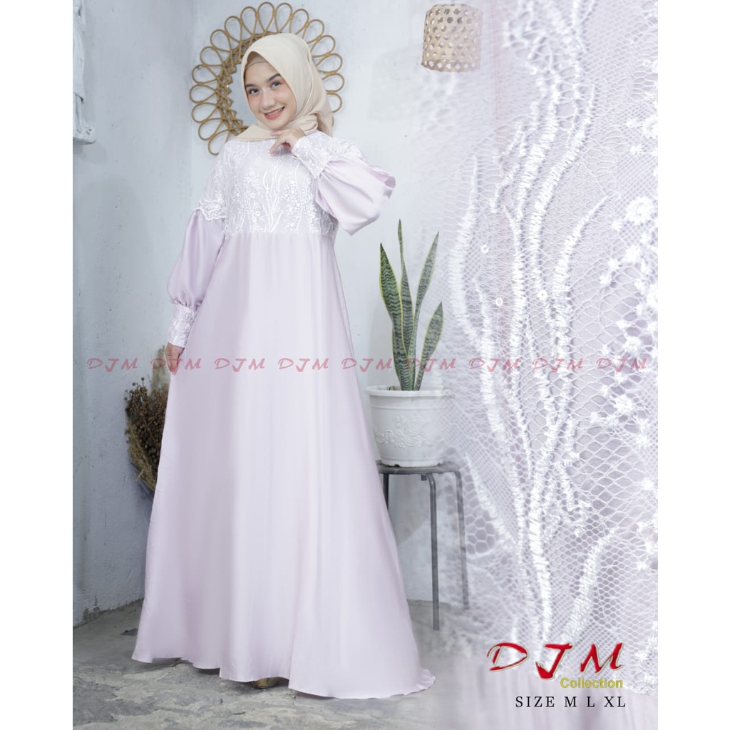 Permata Olshop / Kebaya Gamis Alisya DJM / Dress Pesta Kondangan / Baju Kebaya Modern Pesta / Baju Bridesmaid