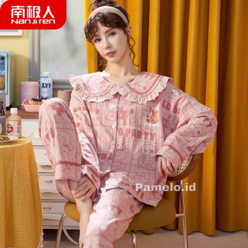 Pamelo Piyama Premi/Stelan Baju tidur import Wanita/Stage 2/Korea Style/Piyama Import/Baju Tidur Premium