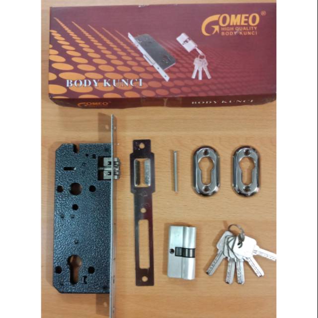 Body kunci pelor GOMEO (anak kunci 5 pcs)