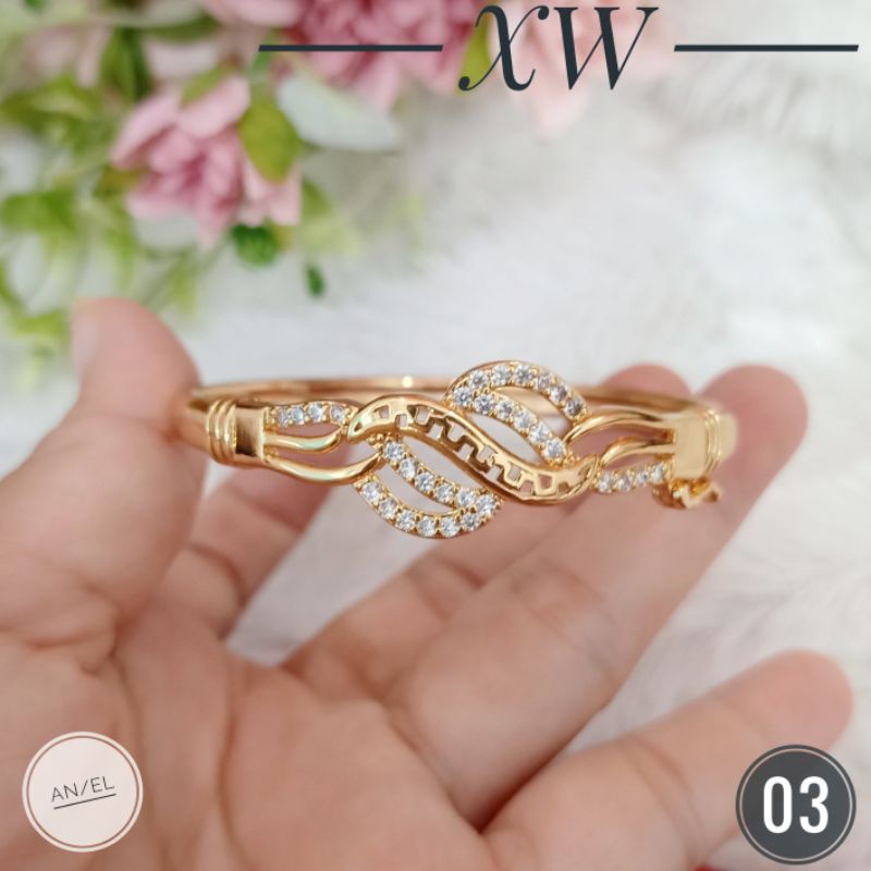 Gelang Bangkok Fashion Warna Emas G06030