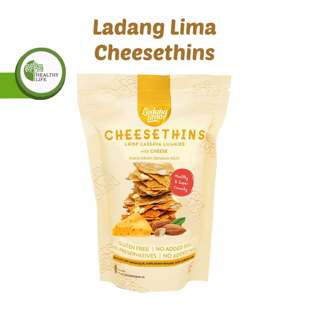 Ladang Lima Cheesethins / Cheesethin Cookies 80gr