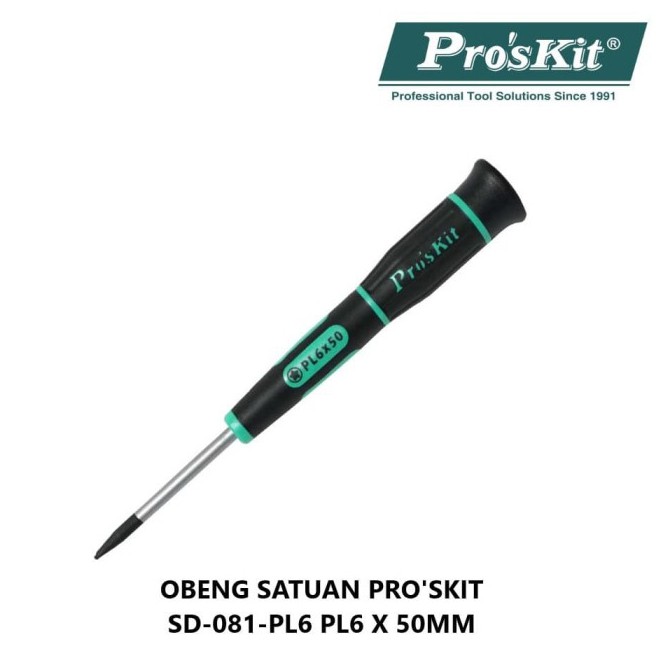 OBENG SATUAN PRO'SKIT SD-081-PL6 PL6 X 50MM ORIGINAL