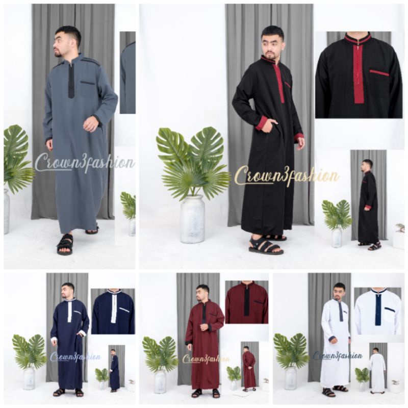 Jubah Gamis Katun Pria Al Imam Terbaru *COD √