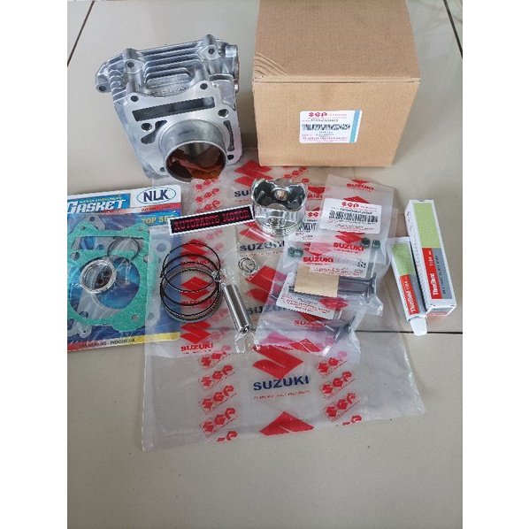PAKET BLOK SEHER KOMPLIT SATRIA FU KARBU/ORIGINAL SCEM