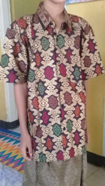 Baju Batik Anak Laki Laki Usia 0-14 Tahun Kode Bk-43