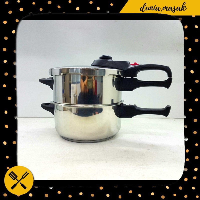 Panci Presto Stainless Master Double Presto Oxone Ox-1061 Unik Murah Berkualitas