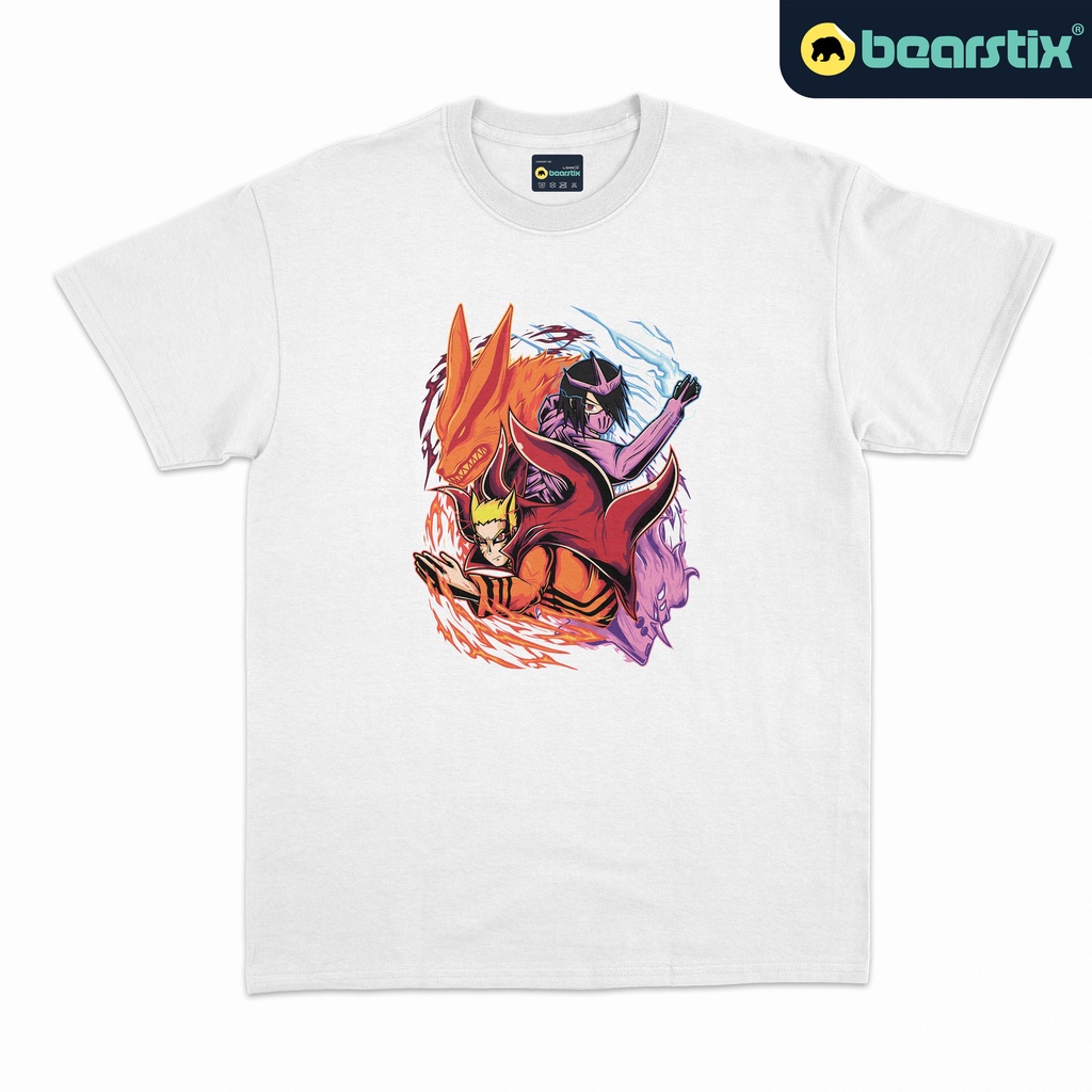 SHINZO - Tshirt Naruto Sasuke - Kaos Baryon Mode - Tshirt Susanoo - Kaos Uchiha - Baju Anime Streetw