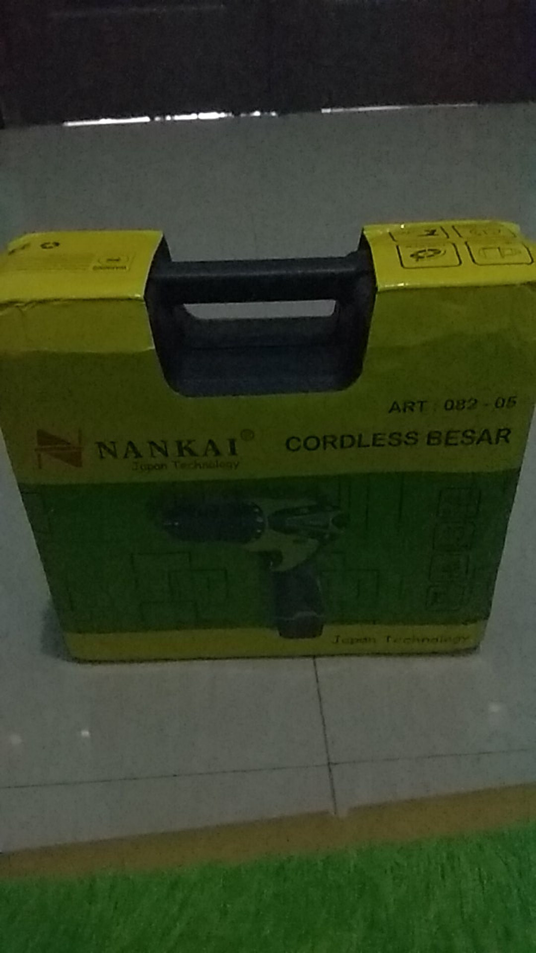 Obeng Bor Tangan Elektrik Charger Cordless Screwdriver Nankai